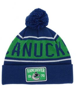 Old Time Hockey Vancouver Canucks Juneau Pom Knit Hat   Sports Fan