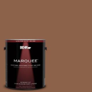 BEHR MARQUEE 1 gal. #S240 7 Leather Work Flat Exterior Paint 445301