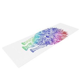 Rainbow Lion by Monika Strigel Yoga Mat by KESS InHouse