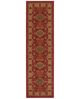 Nourison Andalusia AND08 Red 22 x 76 Runner Rug   Rugs