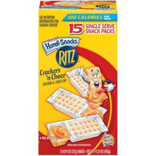 Nabisco Handi Snacks Ritz Crackers 'n Cheese Dip, .95 oz, 15 count