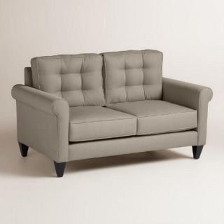 Textured Woven Bryson Upholstered Love Seat