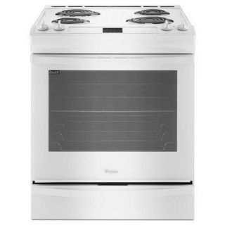 Whirlpool Slide In Electric Range (White) (Common: 30 in; Actual 29.875 in)