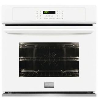 Frigidaire Gallery 30 in. Single Electric Wall Oven Self Cleaning with Convection in White FGEW3065PW