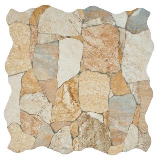 SomerTile Atticus Beige Stone look Ceramic Floor and Wall Tile (Case