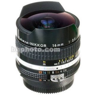 Used Nikon Fisheye 16mm f/2.8 AIS Manual Focus Lens 1408