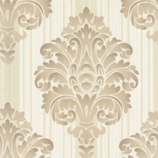 The Wallpaper Company 8 in. x 10 in. Jade Damask Wallpaper Sample WC1286502S