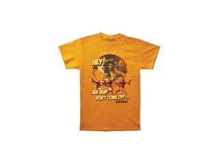 Labyrinth Boys' Head Don't Come Off T shirt Youth Large Orange