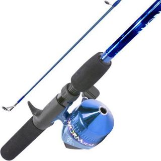 South Bend Worm Gear Fishing Rod and Spincast Reel, Combo Blue