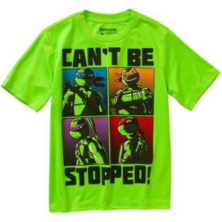 Teenage Mutant Ninja Turtles "Can't Be Stopped" Boys Poly Graphic Tee