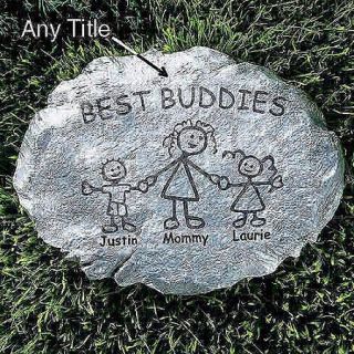 Personalized Family Character Stepping Stone