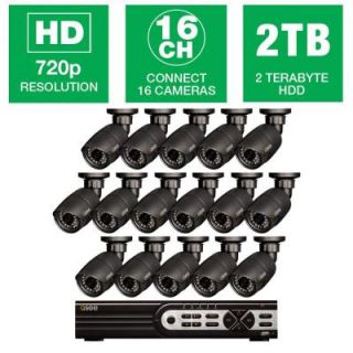 Q SEE HeritageHD Series 16 Channel 720p 2TB Surveillance System with 16 HD Bullet Cameras and 80 ft. Night Vision QT9316 16Y8 2