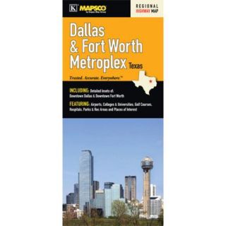 Universal Map Dallas/Ft. Worth Metropolis Fold Map