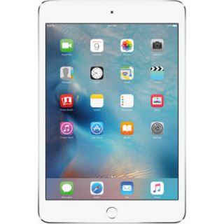 Apple 128GB iPad mini 4 (Wi Fi + 4G LTE, Silver) MK8E2LL/A