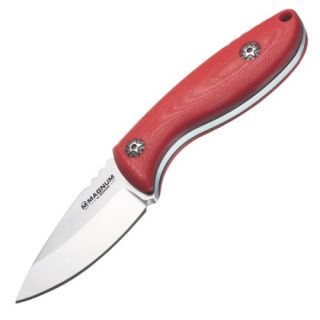 Boker Magnum Lil Red Fixed Blade Knife 9875F 46
