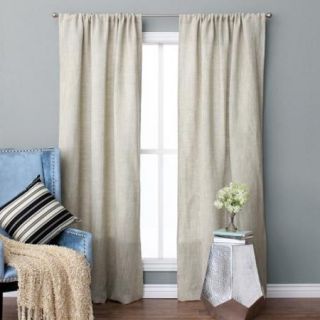 Jack Linen and Cotton Rod Pocket 96 inch Curtain Panel