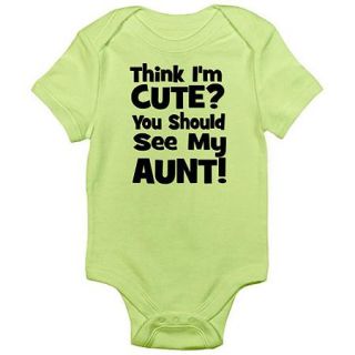Cafepress Cute Aunt Newborn Baby Bodysuit