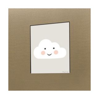 Happy Cloud Graphic Art on Wrapped Canvas by Americanflat