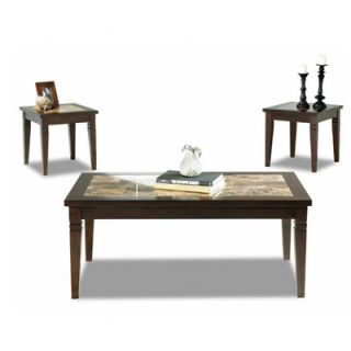 Klaussner Furniture Tatum 3 Piece Coffee Table Set