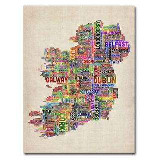 Trademark Art Ireland III by Michael Tompsett Framed Textual Art