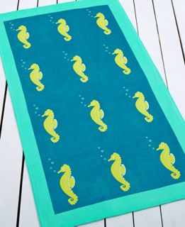 Whim by Martha Stewart Collection Sea Horse Beach Towel, Only at 