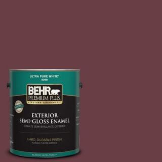BEHR Premium Plus 1 gal. #T14 11 Imperial Jewel Semi Gloss Enamel Exterior Paint 534001