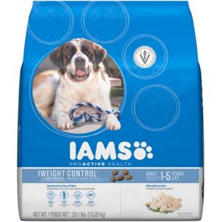 IAMS PROACTIVE HEALTH Large Breed Adult Optimal Weight Dry Dog Food 29.1 Pounds