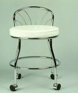 Hillsdale House Fan Half Back Vanity Chair —