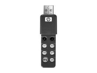 HP 8GB x755w Secure USB Flash Drive 256bit AES Hardware Encryption Model P FD8GBHPX755 FS