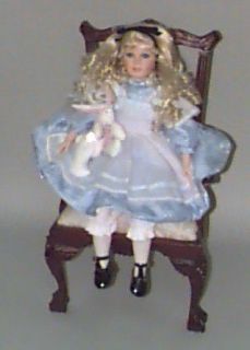 Alice in Wonderland 21 Porcelain Doll by Effanbee —