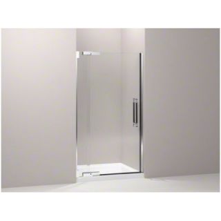 Pinstripe 39.25   41.75 Pivot Shower Door with 0.5 Crystal Clear