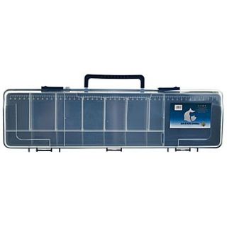 Gone Fishing™ Multi Compartment Fishing Tackle Box, Blue/Clear