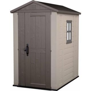 Keter Factor Stronghold Large 4 x 6 ft. Resin Outdoor Storage Shed