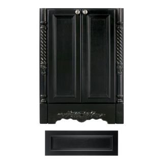 Architectural Bath Versailles Black Traditional Bathroom Vanity (Common: 36 in x 21 in; Actual: 36 in x 21 in)