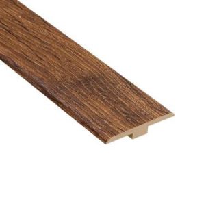 Home Legend Palace Oak Dark 1/4 in. Thick x 1 7/16 in. Wide x 94 in. Length Laminate T Molding HL1004TM