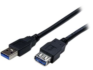 StarTech 2m Black SuperSpeed USB 3.0 Extension Cable A to A   M/F