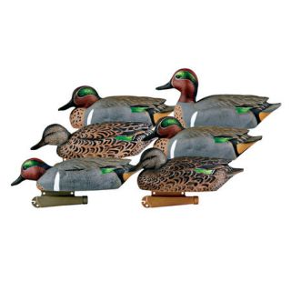 GHG Pro Grade Series Decoys Green Winged Teal 6 Pack 414692