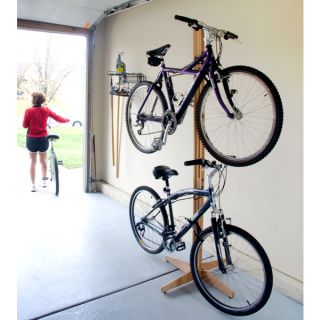 Gear Up Oak Rak Floor To Ceiling Bike Freestand   15851920  
