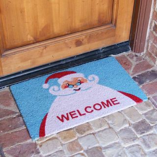 Rubber Cal, Inc. Santa Claus is Back Christmas Holiday Doormat