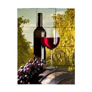 Tile My Style Wine2 18 in. x 24 in. Tumbled Marble Tiles (3 sq. ft. /case) TMS0013M2