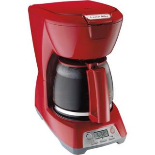 Programmable 12 Cup Coffeemaker, Red