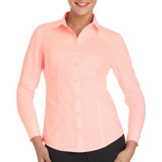 George Career Essentials Women's Long Sleeve Core Button Down Shirt