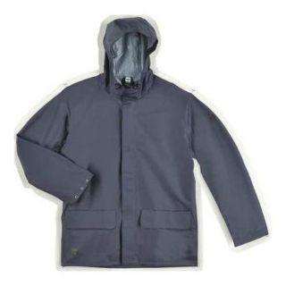 HELLY HANSEN 70129_590 L Rain Jacket, PVC/Polyester, Navy, L