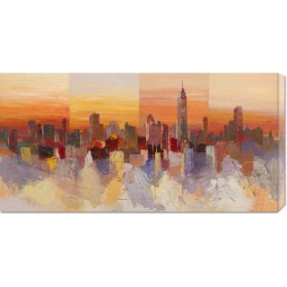 Big Canvas Co. Richard Berenholtz Sunset over New York Stretched