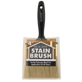 Wooster 4 in. Oil and Stain Polyester Bristle Brush 0040540040