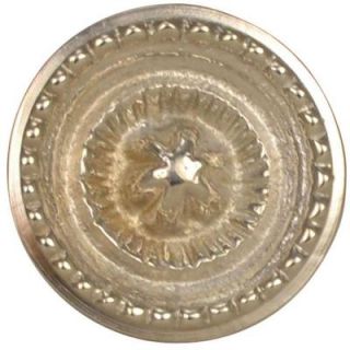Copper Mountain Hardware Beaded Star 1 1/4 in. Polished Nickel Round Cabinet Knob SH116US14