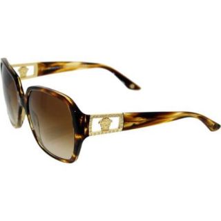 Versace Women's Gradient VE4242B 502513 57 Brown Square Sunglasses