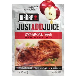 Weber Just Add Juice Original BBQ Marinade Mix, 1.12 oz