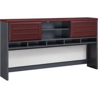 Altra Furniture Pursuit Hutch in Cherry and Gray 9909196