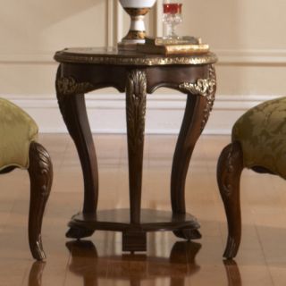 Imperial Court Chairside Table by Michael Amini